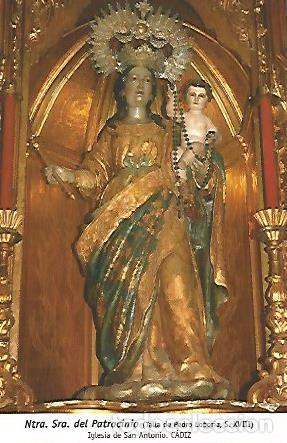 Postais: POSTAL 54774: Virgen del Patrocinio de Pedro Loboria siglo XVIII. Cadiz - Varios