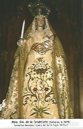 Postcards: POSTAL 54789: Virgen de la Candelaria. Sevilla - Varios