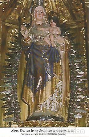 Postkarten: POSTAL 54781: Nuestra Se&ntilde;ora de la Angustia de Roque Valduque siglo XVI. Carmona Sevilla - Varios