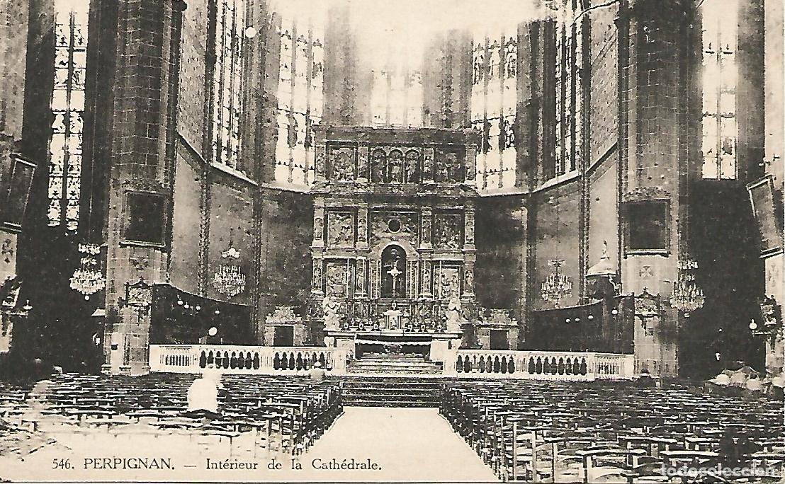 Postales: Postal 51420: PERPIGNAN - Interior de la Catedral - Varios - Foto 1