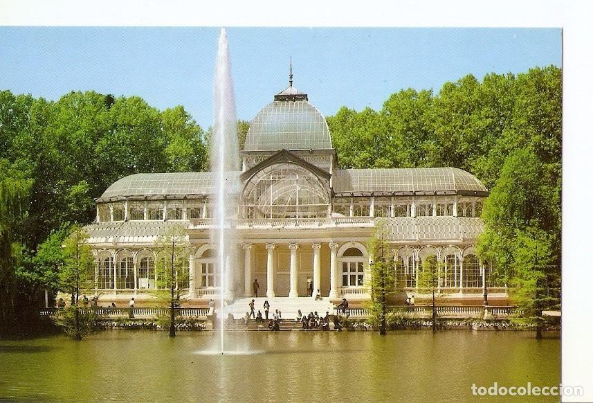 Postkarten: Postal 024726 : Parque del Retiro. Estanque y Palacio de Cristal. Madrid - Varios