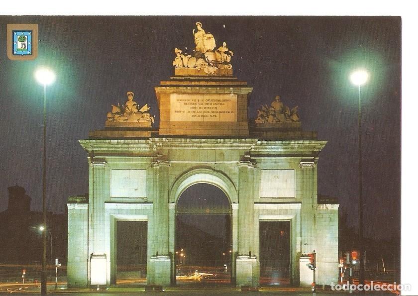 Postais: Postal 034309 : Madrid. Puerta Toledo. Noche - Varios