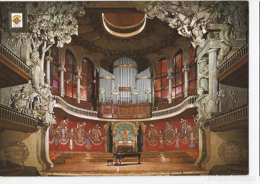 Postales: Postal 045812 : Vista general del hemiciclo. Palau de la Musica. Barcelona - Varios