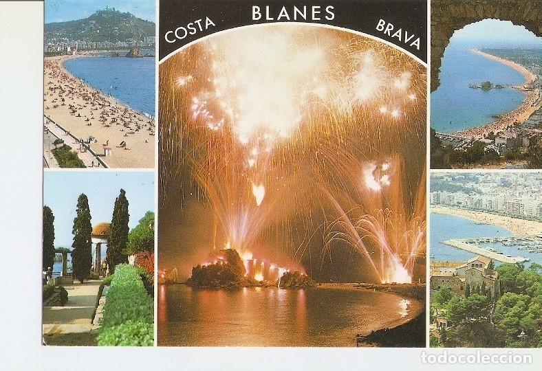 Cartoline: Postal 022323 : Blanes - Costa Brava - Varios