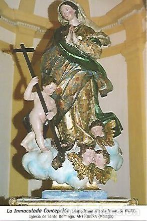 Postkarten: POSTAL 54424: La Immaculada Concepcion de Nicola Fumo siglo XVIII. Antequera Malaga - Varios