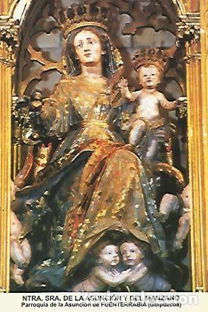 Postcards: POSTAL 54524: Virgen de la Asuncion y del Manzano. Fuenterrabia Guipuzcoa - Varios