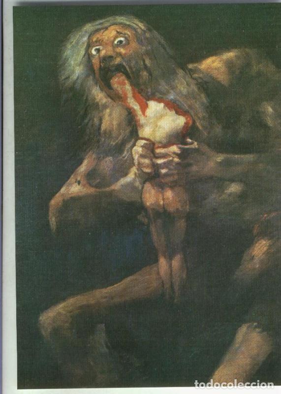 Postkarten: Postal 000429: Goya: escuela espa&ntilde;ola: Saturno devorando - Varios
