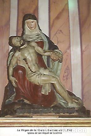 Postkarten: POSTAL 54585: Virgen de la Piedad siglo XVI. Segovia - Varios