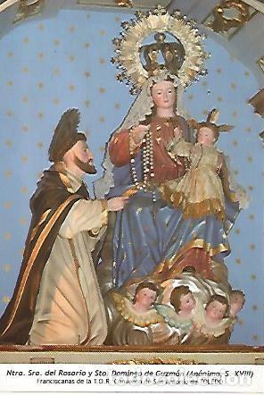 Postkarten: POSTAL 54602: Virgen del Rosariio y Santo Domingo de Guzman siglo XVIII. Toledo - Varios