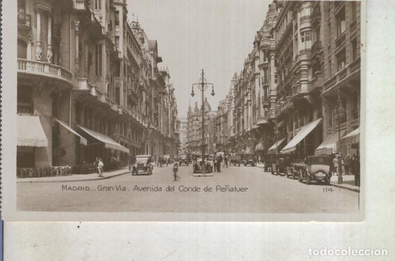 Postkarten: Postal 013010: Madrid, Gran Via. Avda Conde de Pe&ntilde;alver - Varios