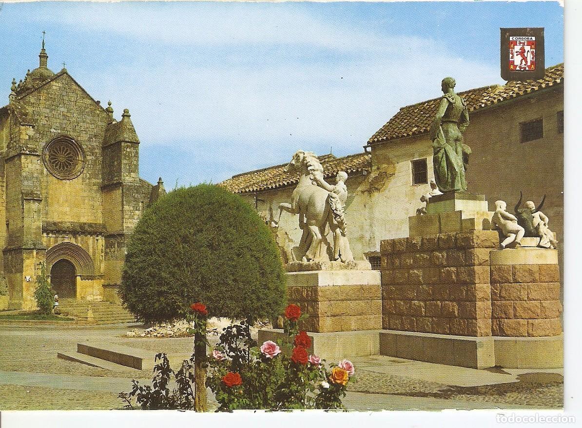 Postales: Postal 038007 : Cordoba. Monumento a Manolete e Iglesia de Santa Marina - Varios