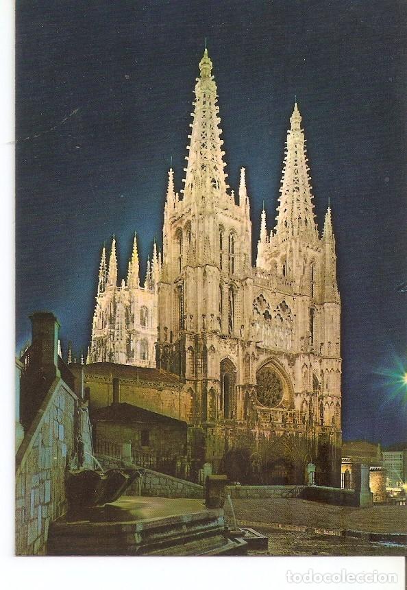 Cartoline: Postal 034165 : Burgos. La Catedral en la noche - Varios