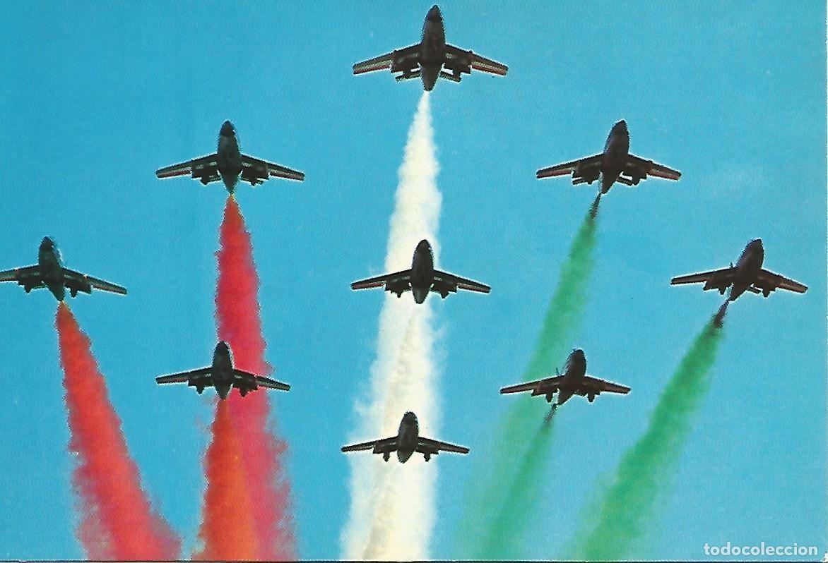 Postales: Postal 51067: Fiat G 91 - Patrulla Acrobatica Nacional Italiana - Varios
