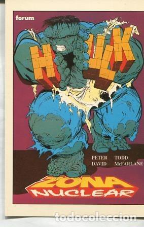 Postais: Tarjeta Postal comics Forum Salon Comic Barcelona 1993: Hulk zona nuclear - Varios