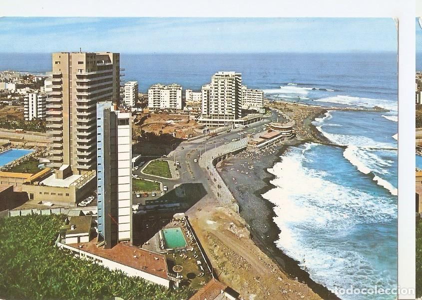 Cartoline: Postal 045190 : Puerto de la Cruz (Tenerife). Playa Avda. Martianez y Hoteles - Varios