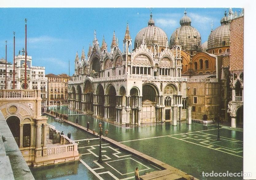 Postais: Postal 032855 : Venezia. Piazzeta San Marco (acqua alta) - Varios