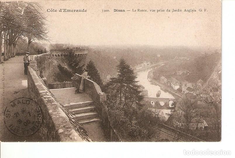 Postais: Postal 027007 : Cote dEmeraude, Dinan, La Rance, vue prise du Jardin Anglais - Varios