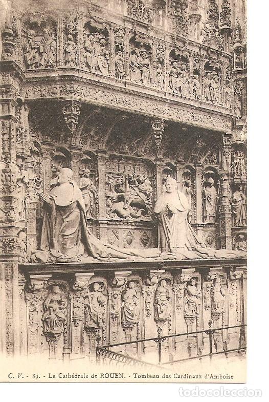 Postkarten: Postal 036187 : La Cathedrale de Rouen - Tombeau des Cardinaux dAmboise - Varios