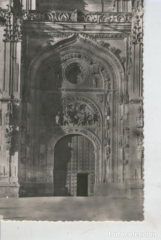 Postkarten: Postal B/N 0437 : Puerta de Ramos de la catedral nueva de Salamanca - Varios