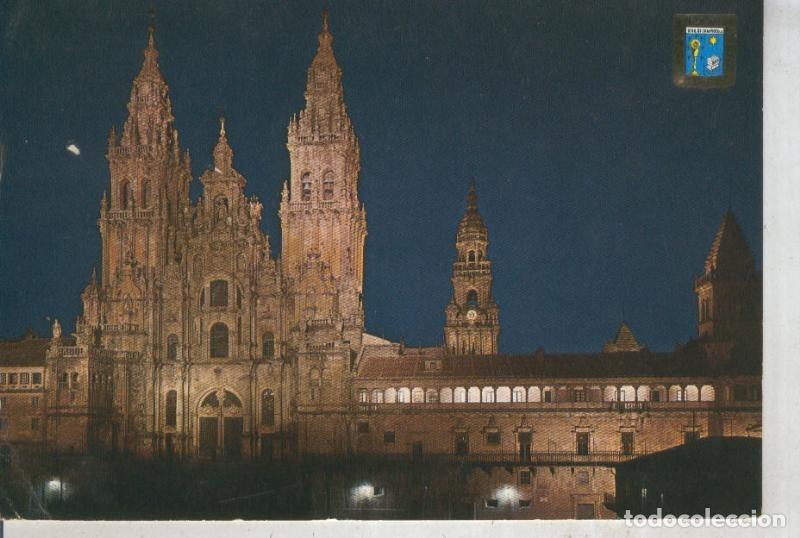 Postales: Postal 012244: Vista noctura de la catedral de Santiago de Compostela - Varios