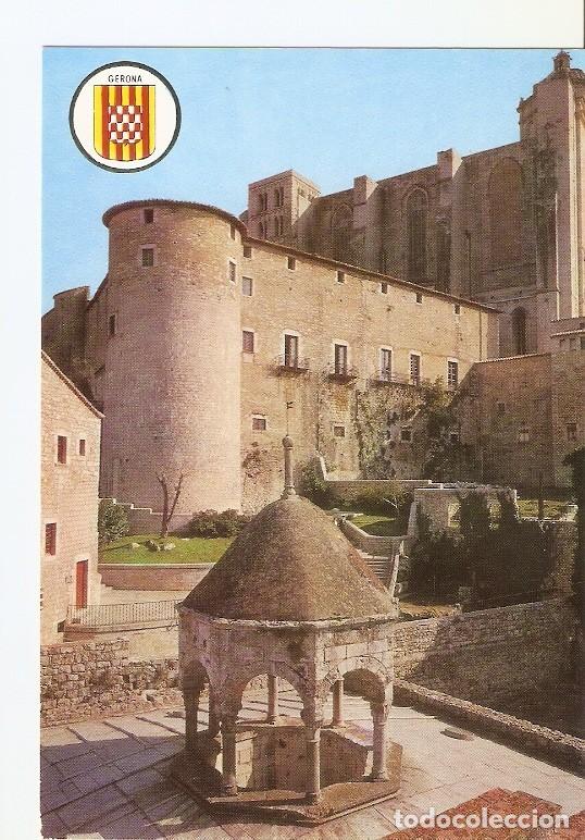 Cartoline: Postal 021762 : Cupula Ba&ntilde;os Arabes y Paseo arqueologico - Gerona - Varios