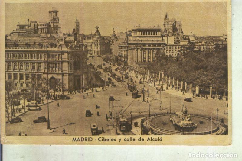 Postkarten: Postal 013317: Cibeles y calle de Alcala en Madrid - Varios