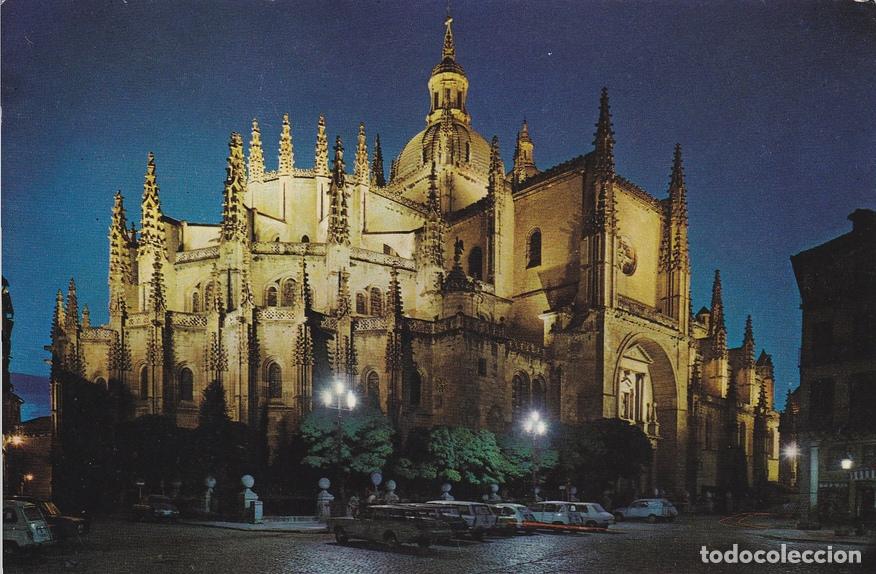 Postkarten: Postal 60731: Catedral vista nocturna (Segovia) - Varios
