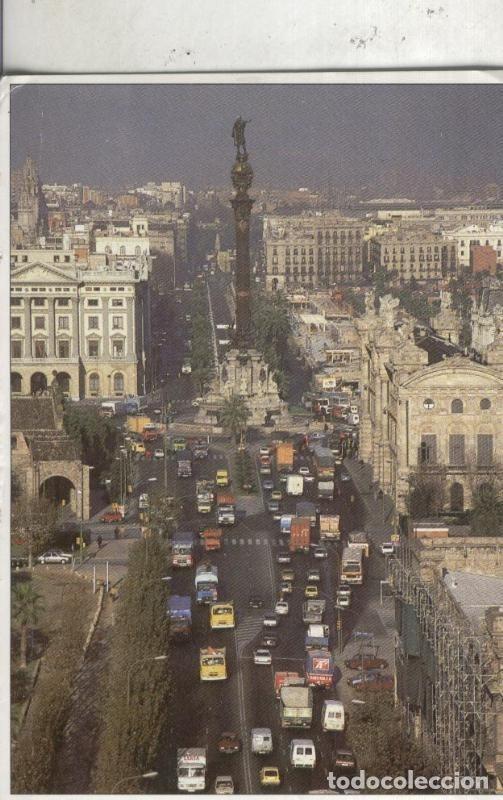 Postcards: Postal 004648 : Paseo de Colon en Barcelona - Varios