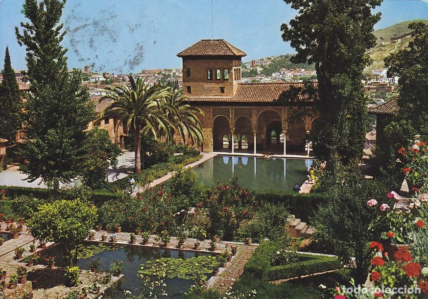 Postais: Postal 61006: Torre de las damas y el Partal. Alhambra (Granada) - Varios