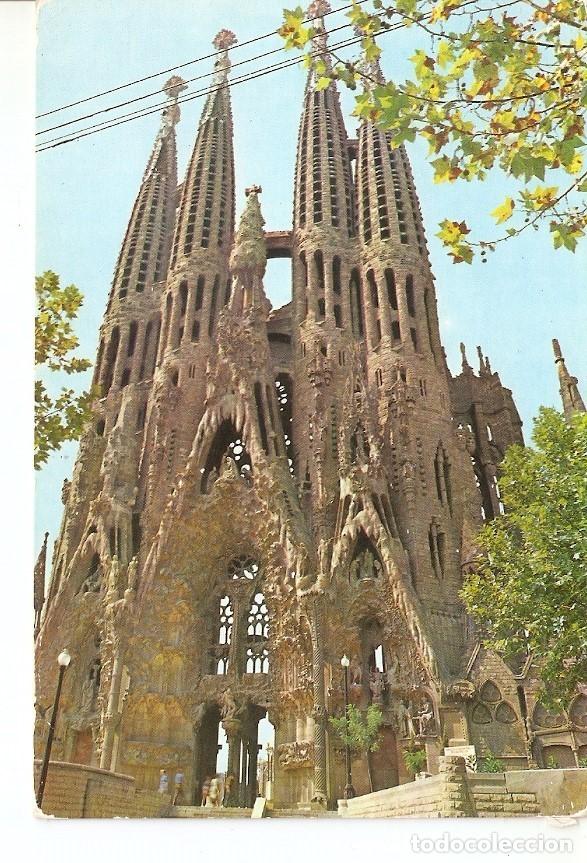Postais: Postal 025049 : Templo expiatorio de la Sagrada Familia. Barcelona - Varios