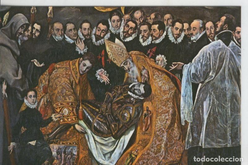 Postcards: Postal 008185: Entierro Conde de Orgaz, iglesia de Santo Tome en Toledo - Varios