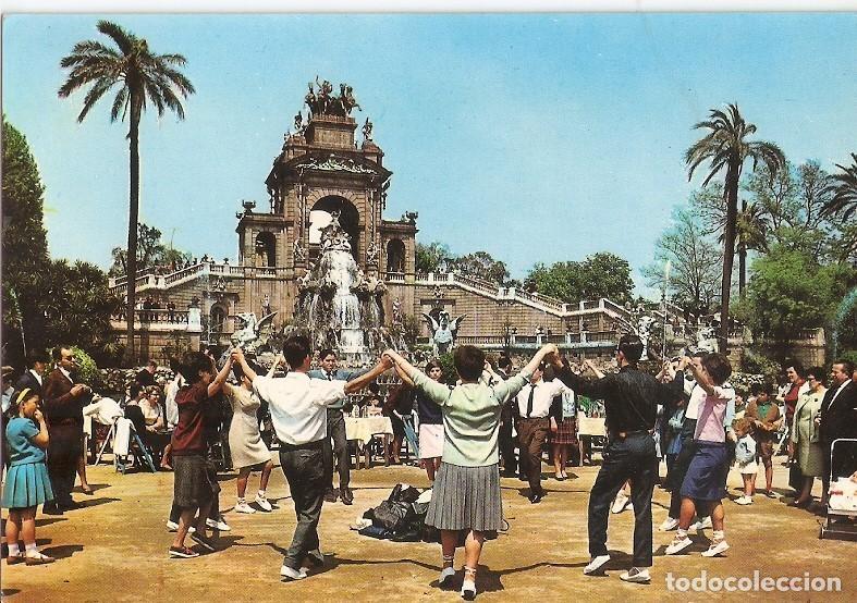 Postais: Postal 023366 : Parque de la Ciudadela y sardanes, Barcelona - Varios