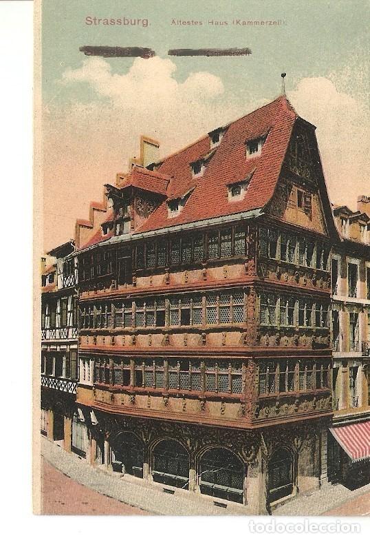 Postais: Postal 027386 : Strassburg. &Auml;ltestes Haus Kammerzell - Varios