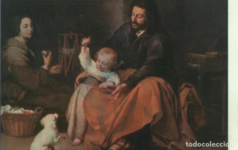 Postales: Postal 000212: Museo del Prado: La sagrada familia del pajarito (Murillo) - Varios