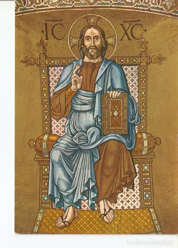Postais: Postal 029025 : Venezia - Basilica di S. Marco, Cristo Pantocrator - Mosaico XVI sec. - Varios