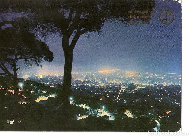 Postais: Postal 022454 : Vista nocturna, Barcelona - Varios