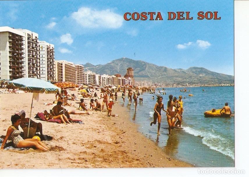 Postkarten: Postal 025820 : Vista de la playa. Fuengirola (Malaga). Costa del Sol - Varios