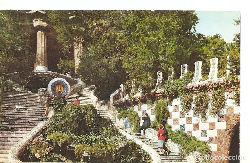 Postales: Postal 037215 : Barcelona. Parque Guell (Arquitecto Gaudi) - Varios