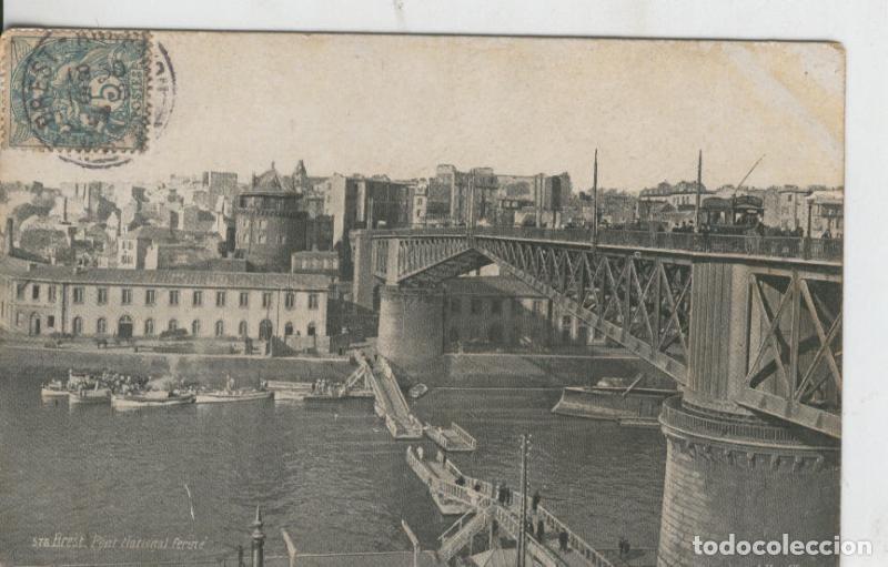 Postkarten: Postal 008574: Brest, pont national ferme - Varios
