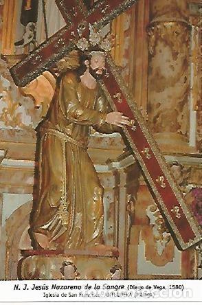 Cartoline: POSTAL 54304: Jesus Nazareno de la Sangre. Antequera Malaga - Varios