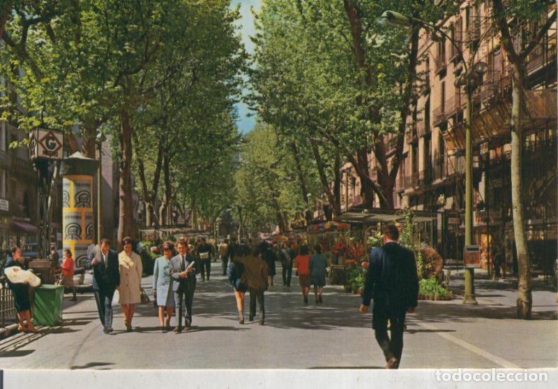 Cartoline: Postal 015904: Rambla de las Flores de Barcelona - Varios