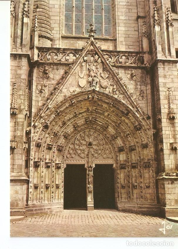 Postais: Postal 030298 : Cathedrale de Quimper. Le Porche principal du XVIe siecle - Varios