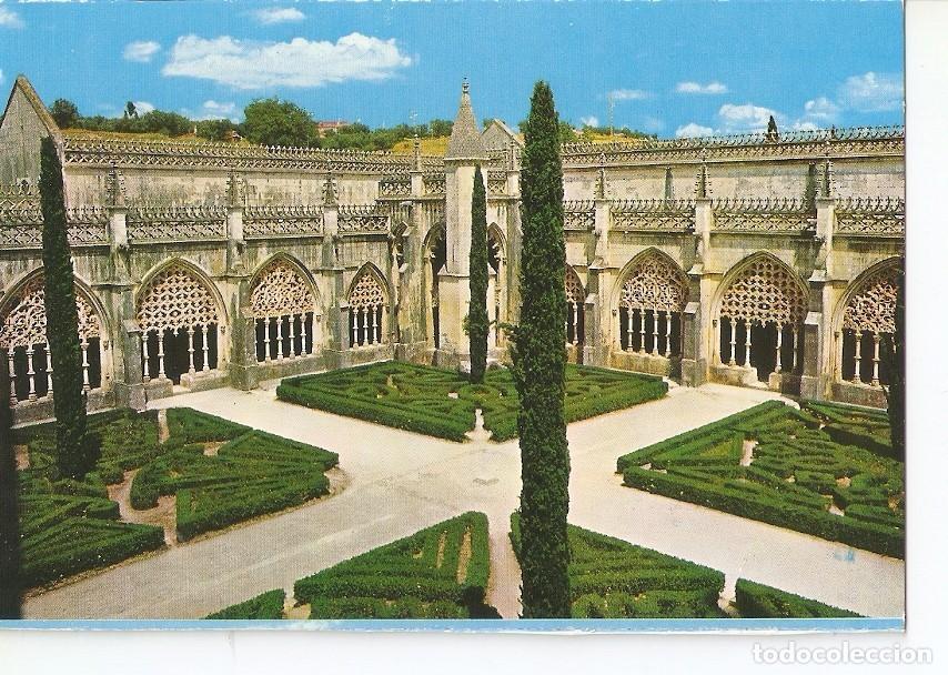 Postais: Postal 032600 : Batalha (Portugal). Mosteiro - Jardim e Claustro Real - Varios