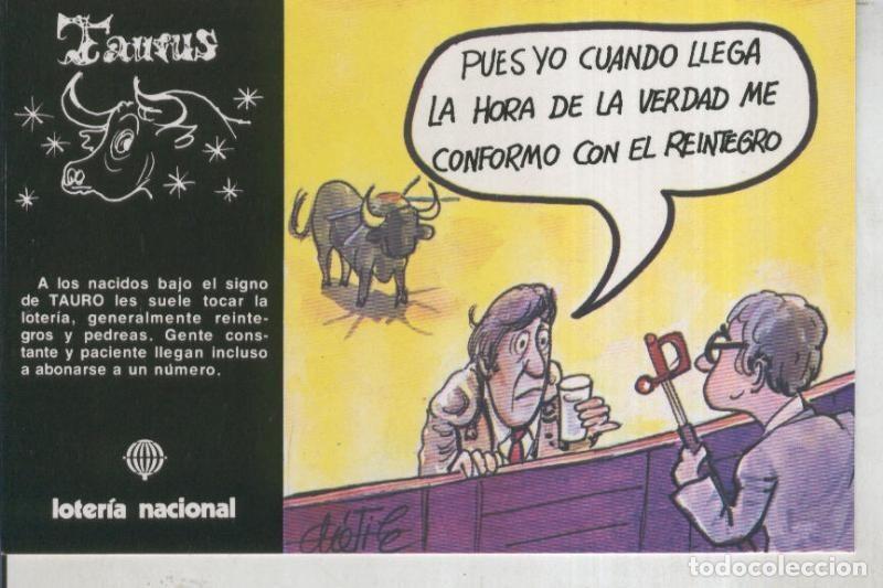 Postales: Postal 011031: Loteria Nacional-Signos Zodiaco: Taurus - Varios