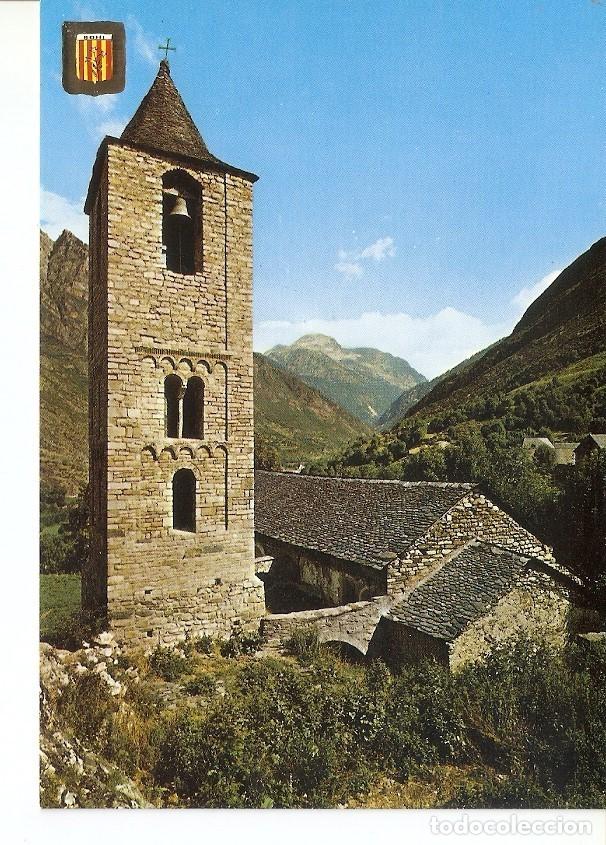 Cartoline: Postal 030766 : Pirineu Catala (Lleida). Vall de Bohi. Iglesia romanica de San Juan de Bohi - Varios