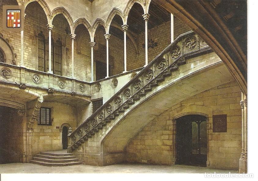 Postkarten: Postal 035537 : Barcelona. Palau de la Generalitat. Escaleria i galeria Gotica - Varios