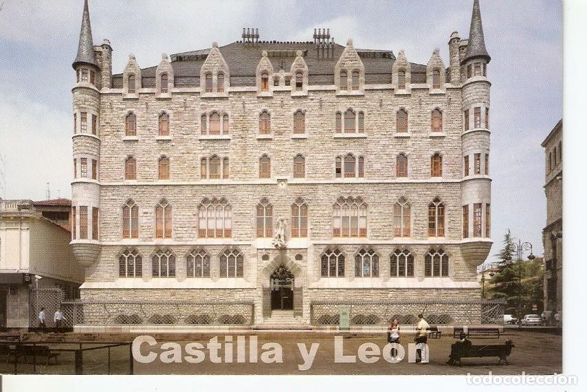 Postkarten: Postal 039657 : Casa Botines Leon. Gaudi 2002 a&ntilde;o internacional del nacimiento de Antonio Gaudi - Va