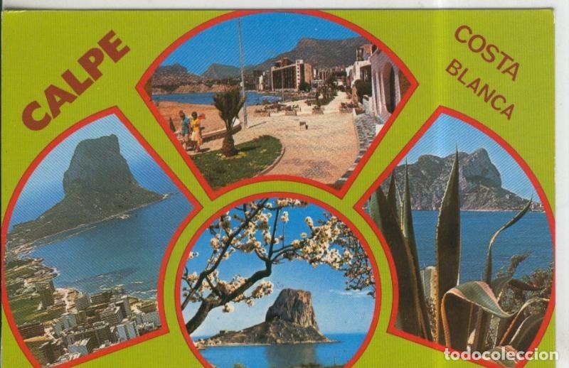 Cartoline: Postal 010396: Vistas de Calpe en Alicante - Varios