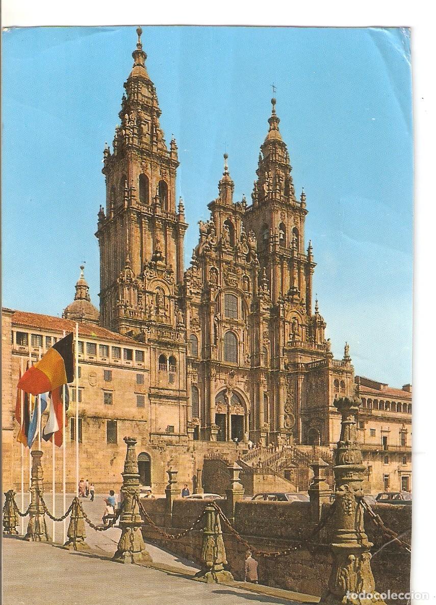 Postkarten: Postal 038406 : Santiago de Compostela. Catedral. Fachada del Obradoiro. Siglo XVIII - Varios