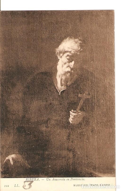 Postais: Postal 028355 : Ribera - Un anacoreta en penitencia. Museo del Prado - Madrid - Varios